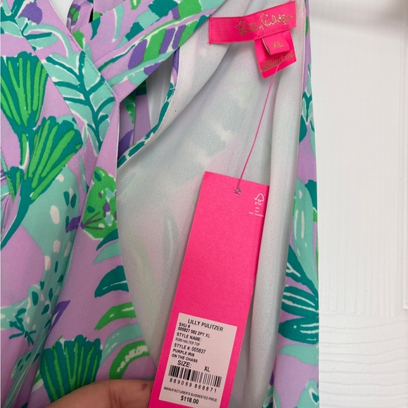 NWT Lilly Pulitzer Rory Halter Top - Picture 3 of 4